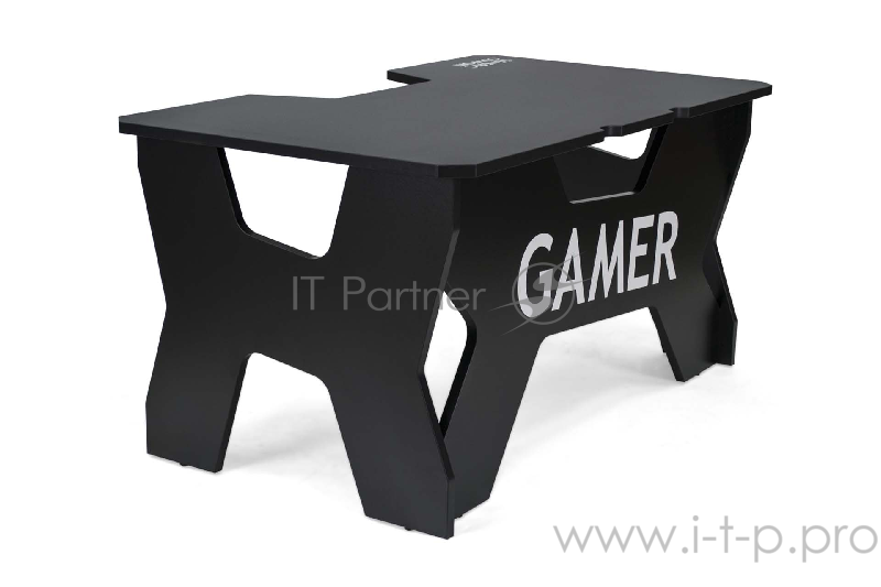 Игровой стол чёрный Generic Comfort Gamer2/DS/N (ЛДСП Е1,150 x 90 x 75)