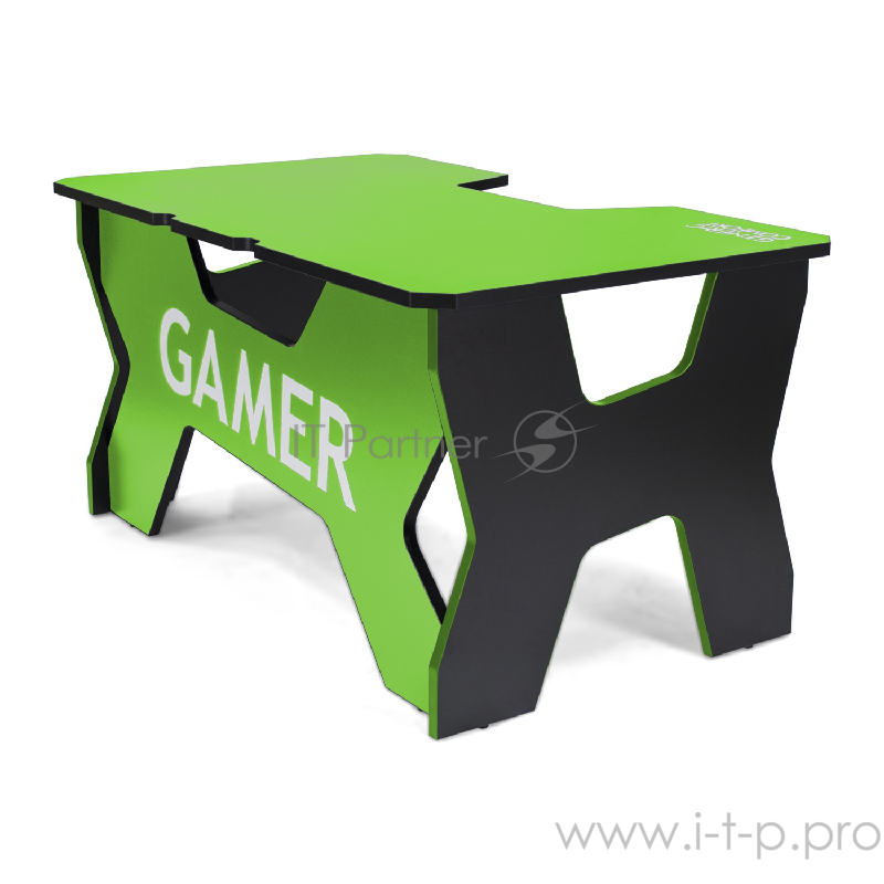Игровой стол зелёно-чёрный Generic Comfort Gamer2/NE (ЛДСП Е1,150 x 90 x 75)