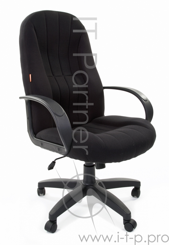 Офисное кресло Chairman 685 чёрное (ткань, пластик, газпатрон 3 кл, ролики, механизм качания)