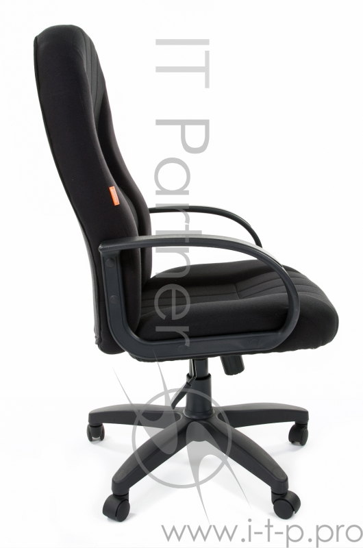 Офисное кресло Chairman 685 чёрное (ткань, пластик, газпатрон 3 кл, ролики, механизм качания)