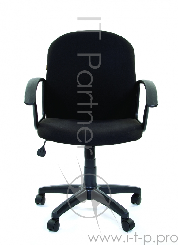 Офисное кресло Chairman 681 чёрное (ткань, пластик, газпатрон 3 кл, ролики)