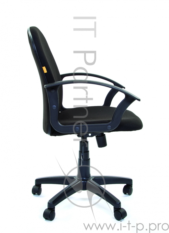 Офисное кресло Chairman 681 чёрное (ткань, пластик, газпатрон 3 кл, ролики)