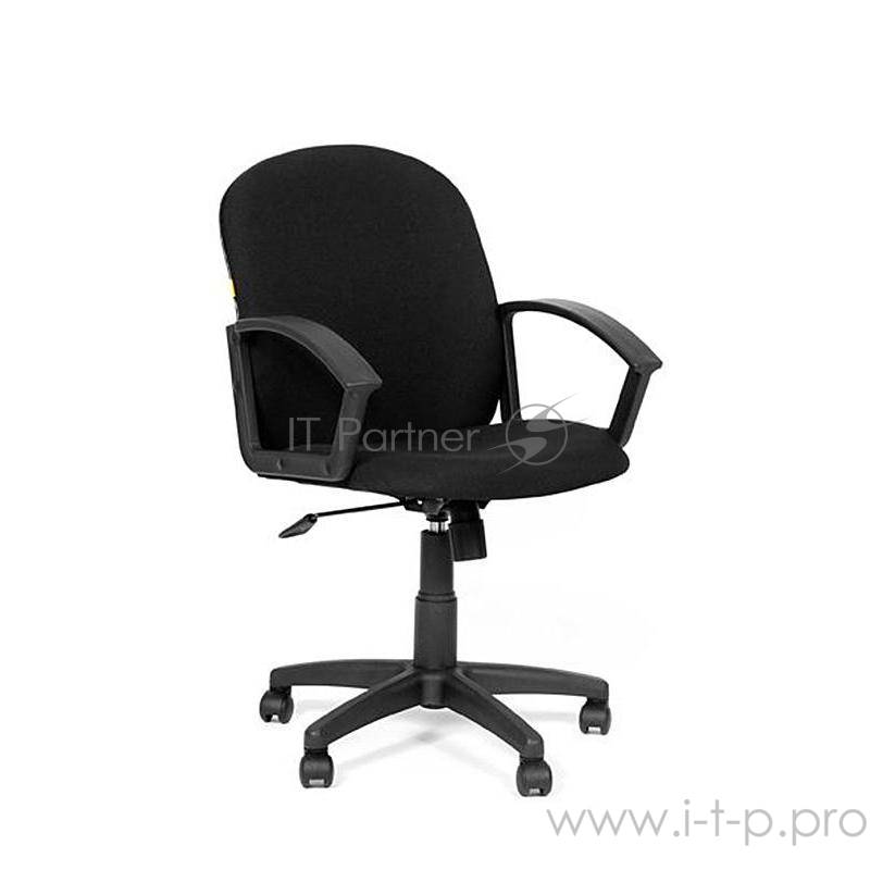 Офисное кресло Chairman 681 чёрное (ткань, пластик, газпатрон 3 кл, ролики)