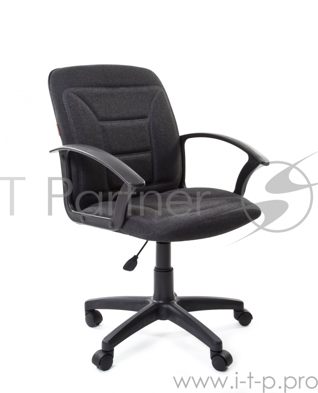 Офисное кресло Chairman 627 серое (ткань С-3, пластик, газпатрон 3 кл, ролики)