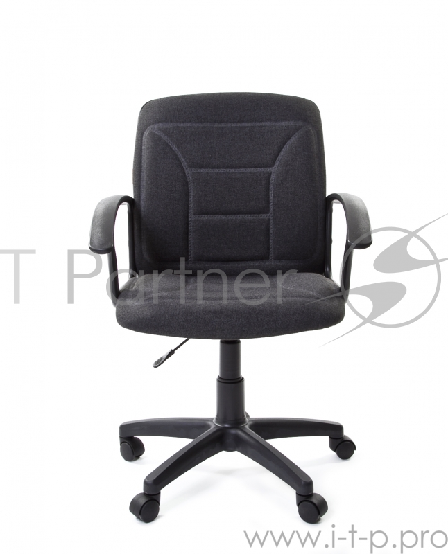 Офисное кресло Chairman 627 серое (ткань С-3, пластик, газпатрон 3 кл, ролики)