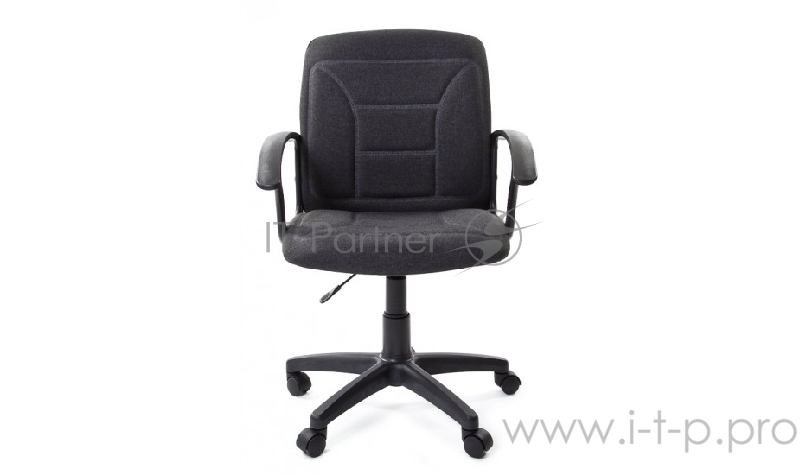 Офисное кресло Chairman 627 серое (ткань С-3, пластик, газпатрон 3 кл, ролики)