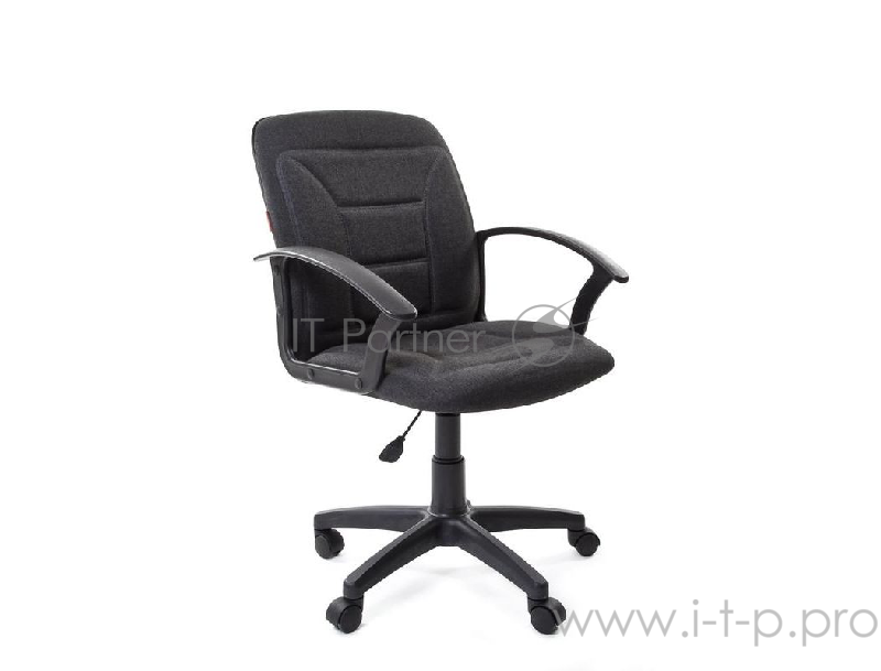 Офисное кресло Chairman 627 серое (ткань С-3, пластик, газпатрон 3 кл, ролики)