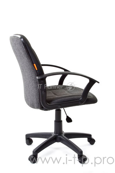 Офисное кресло Chairman 627 серое (ткань С-3, пластик, газпатрон 3 кл, ролики)
