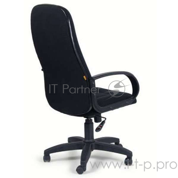 Офисное кресло Chairman 727 чёрное (ткань, пластик, газпатрон 3 кл, ролики, механизм качания)