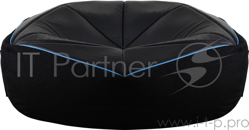 Кресло-мешок Aerocool P7-BB1 (чехол без наполнителя) , до 100 кг, джинсовая ткань, ШхДхВ: 110х110х49см, объём наполнителя: 480л (3-мм частицы)