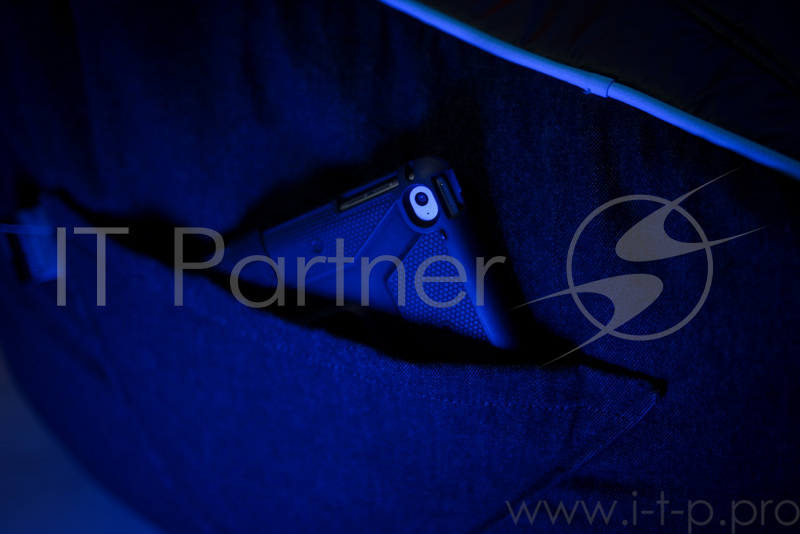 Кресло-мешок Aerocool P7-BB1 (чехол без наполнителя) , до 100 кг, джинсовая ткань, ШхДхВ: 110х110х49см, объём наполнителя: 480л (3-мм частицы)