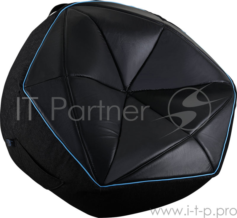 Кресло-мешок Aerocool P7-BB1 (чехол без наполнителя) , до 100 кг, джинсовая ткань, ШхДхВ: 110х110х49см, объём наполнителя: 480л (3-мм частицы)