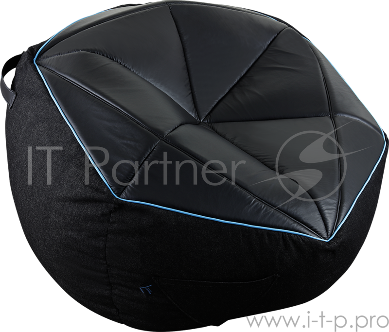 Кресло-мешок Aerocool P7-BB1 (чехол без наполнителя) , до 100 кг, джинсовая ткань, ШхДхВ: 110х110х49см, объём наполнителя: 480л (3-мм частицы)