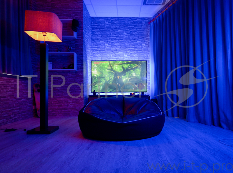 Кресло-мешок Aerocool P7-BB1 (чехол без наполнителя) , до 100 кг, джинсовая ткань, ШхДхВ: 110х110х49см, объём наполнителя: 480л (3-мм частицы)