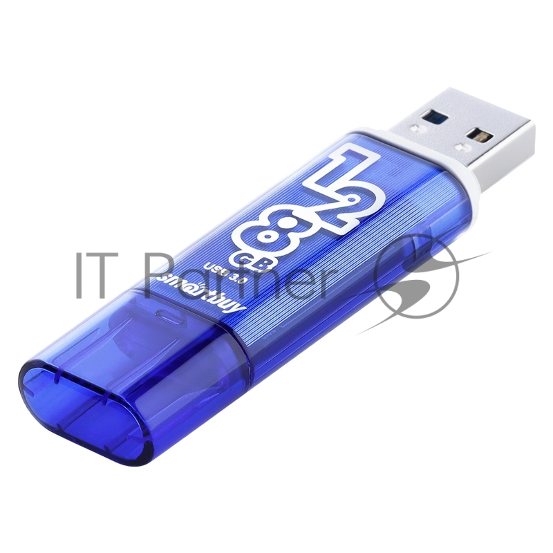 Внешний накопитель USB 3.0 Flash Drive 128GB Smartbuy Glossy Dark Blue (SB128GBGS-DB)