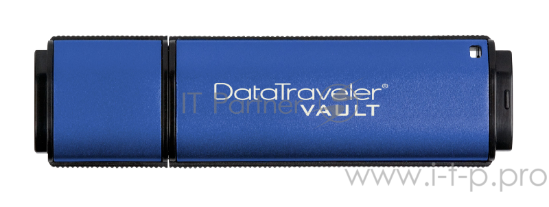 Флеш Диск Kingston 8Gb DataTraveler Vault Privacy 3.0 with ESET AV - TAA compliant, <DTVP30AV/8GB> USB3.0 синий