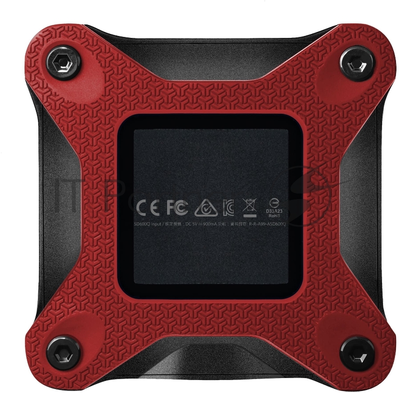 Внешний SSD ADATA External 240Gb SD600Q Series <ASD600Q-240GU31-CRD> (USB3.1, 440/430Mbs, 3D QLC, 80х15х80mm, 60g) Red