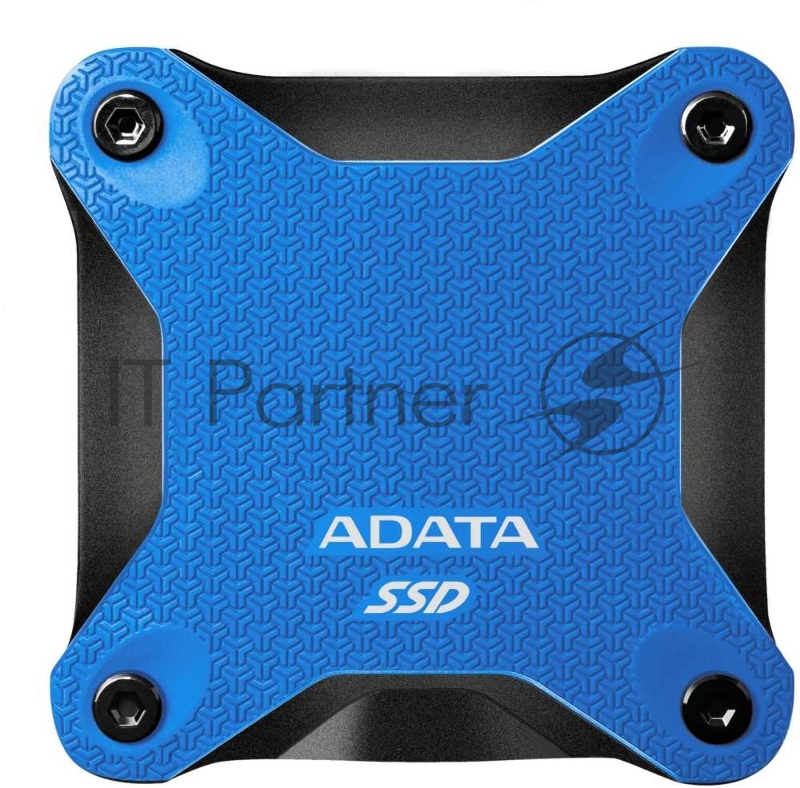 Внешний SSD ADATA External 480Gb SD600Q Series <ASD600Q-480GU31-CBL> (USB3.1, 440/430Mbs, 3D QLC, 80х15х80mm, 60g) Blue