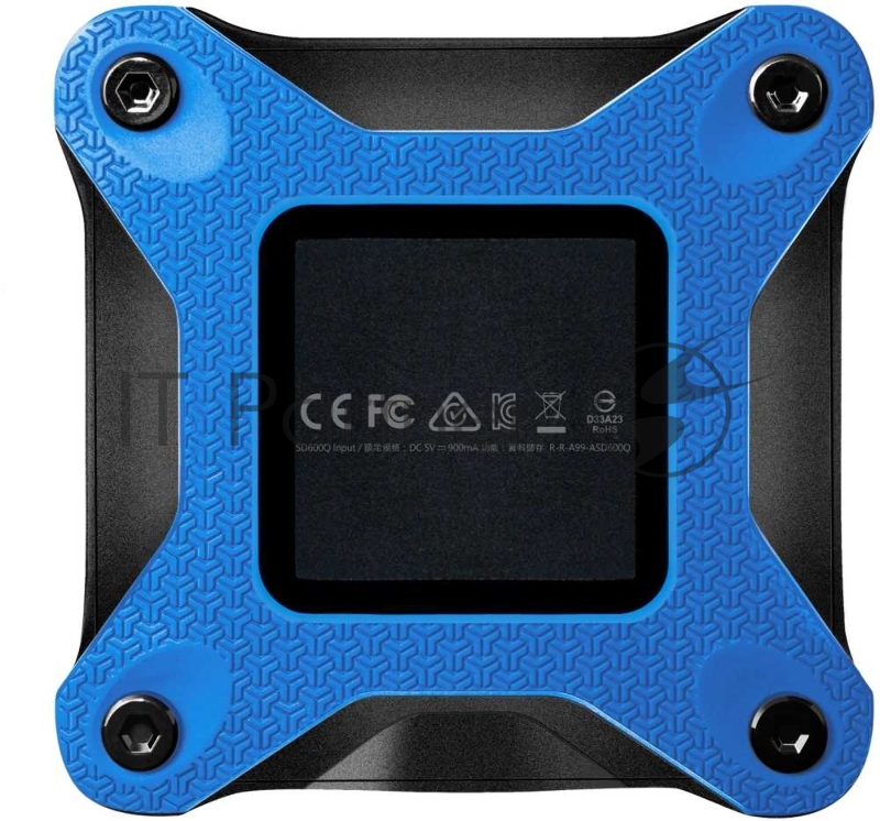 Внешний SSD ADATA External 480Gb SD600Q Series <ASD600Q-480GU31-CBL> (USB3.1, 440/430Mbs, 3D QLC, 80х15х80mm, 60g) Blue