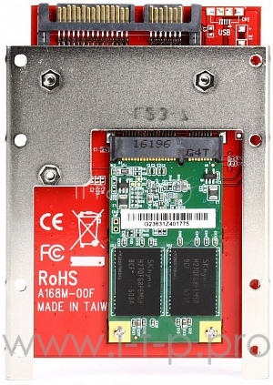 Переходник-конвертер Smartbuy <ST-168M-7> для mSATA SSD в 2.5” 7mm