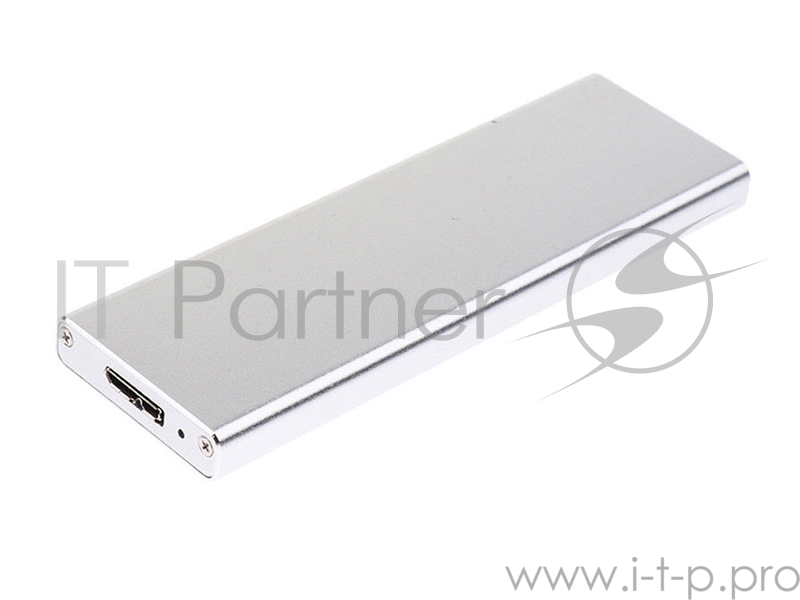 Контейнер для SSD ORIENT 3502S U3, USB 3.0 M.2 (NGFF) SATA 6Gb/s (ASM1153E), поддержка TRIM, алюминий, серебристый цвет