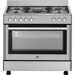 Плита Комбинированная Beko GM 15121 DX нержавеющая сталь реш.чугун