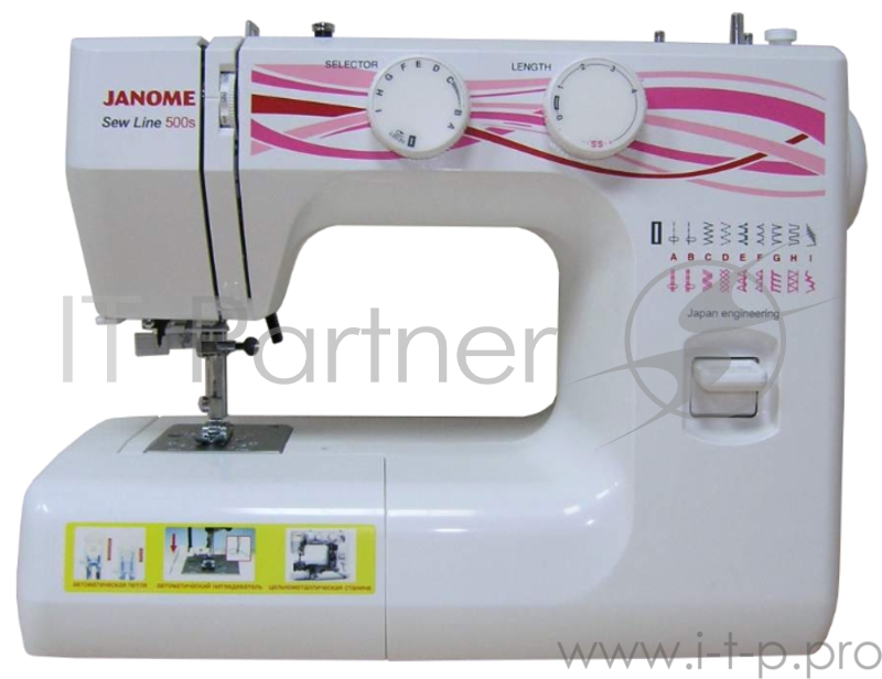 Швейная машина Janome Sew Line 500s белый