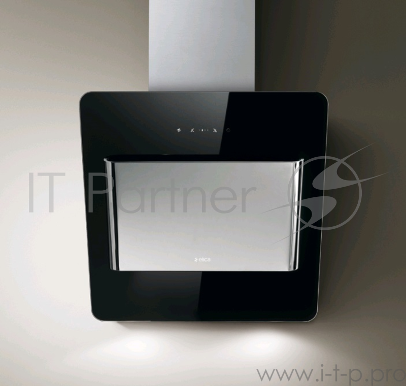 Вытяжка каминная Elica Belt LUX BL/A/55 черный/нержавеющая сталь управление: сенсорное (1 мотор)