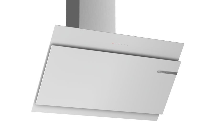 Вытяжка каминная Bosch Serie 6 DWK97JM20 белый управление: сенсорное (1 мотор)