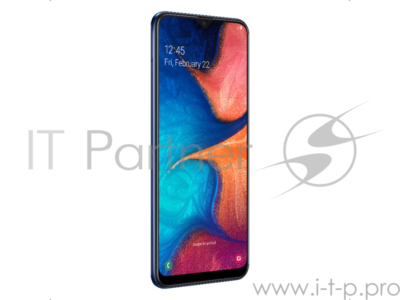 Мобильный телефон Samsung Galaxy A20 32Gb, SM-A205F, синий SM-A205FZBVSER