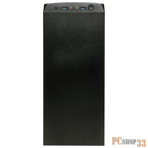 Корпуса Exegate EX279019RUS Корпус Minitower Exegate SP-415UP Black, mATX UN600, 120mm 4*USB+2*USB3.0, HD Audio, петля, без винтовое крепление HDD, датчик вскрытия