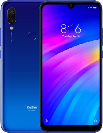 Смартфон Xiaomi Redmi 7 16Gb 2Gb синий моноблок 3G 4G 2Sim 6.26 720x1520 Android 9 12Mpix 802.11 b/g/n GPS GSM900/1800 GSM1900 MP3 FM A-GPS microSD m