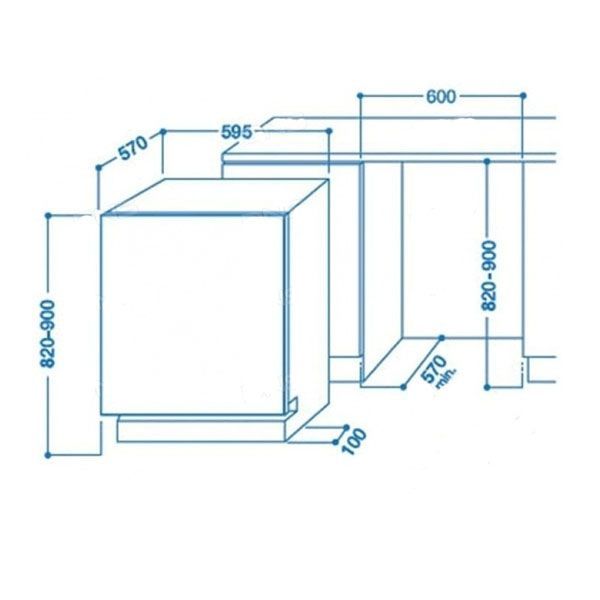 Посудомоечная машина Indesit DIF 04B1 EU белый