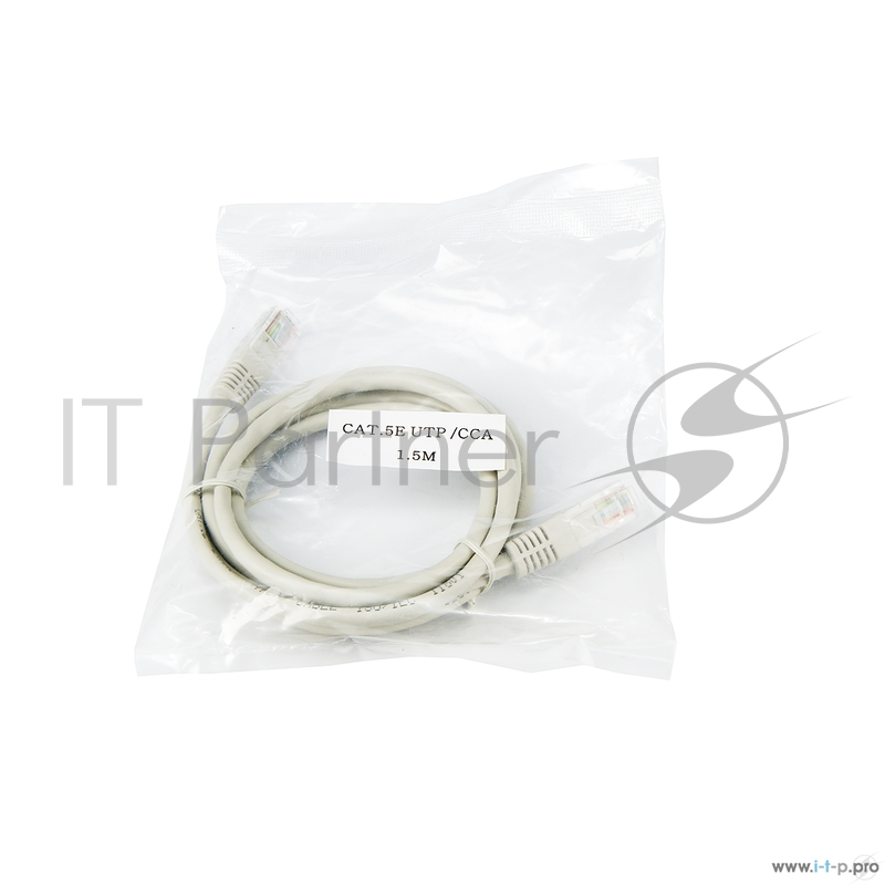 Коммутационный шнур Neomax Шнур коммутационный UTP 1.5м, гибкий, Категория 5е CCA