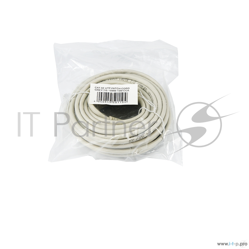 Коммутационный шнур Neomax Шнур коммутационный UTP 10м, гибкий, Категория 5е CCA