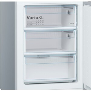 Холодильник BOSCH KGV36XL2AR, двухкамерный, нержавеющая сталь