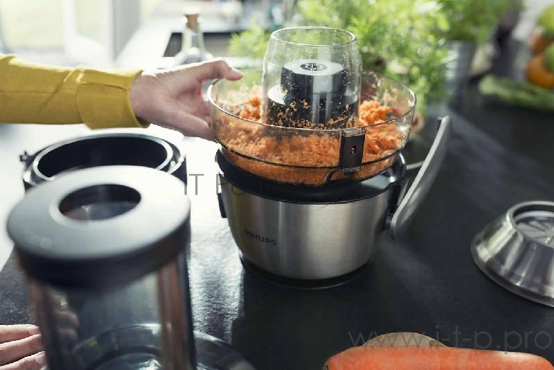 Соковыжималка центробежная Philips HR1922/20 1200Вт рез.сок.:1000мл. серебристый/черный