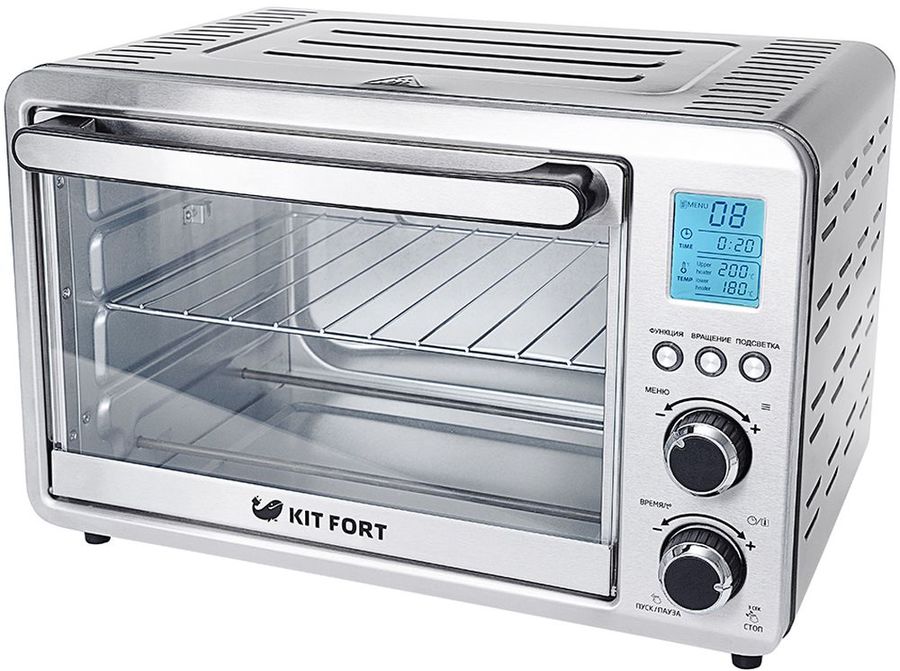 Электропечь Kitfort КТ-1705 25л. 1500Вт серебристый
