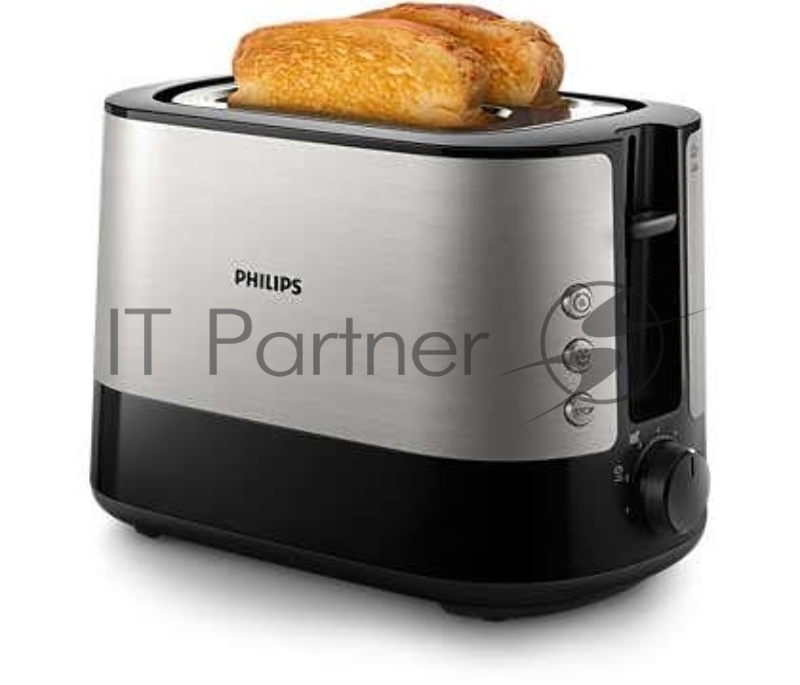 Тостер Philips HD2635/90 950Вт серебристый/черный