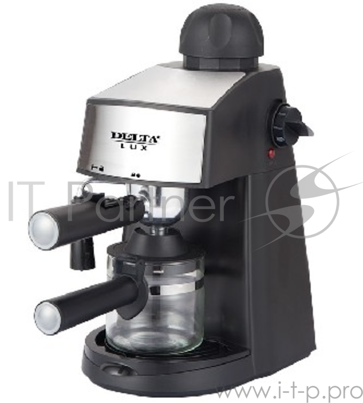 Кофеварка DELTA LUX DL-8151К черная