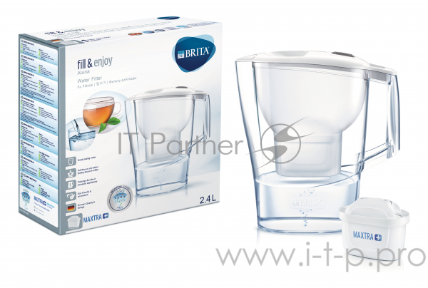 Фильтр-кувшин BRITA ALUNA MX+ Белый (2.4)