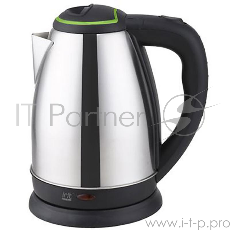 Чайник электрический нержавейка IRIT IR-1338 зеленый, 1,8л, 1500Вт (в уп. 12 шт)