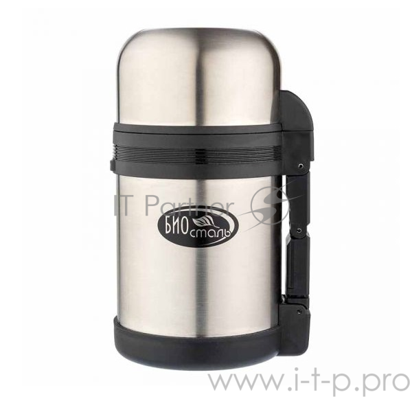 Термос BIOSTAL NG600-1 0.6 л,универс,нерж.,ручка,рем. для переноски,крышка-чашка и доп. пласт. чашка (в уп. 12 шт)