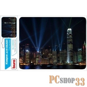 Коврики Коврик для мыши Buro BU-M80010 рисунок/Гонконг 291857