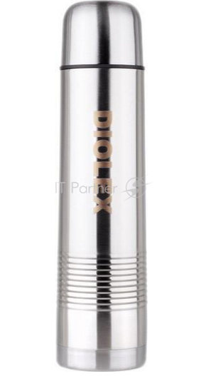 Термос Diolex DXW-500-1 с узким горлом 500 мл из нержавеющей стали c ребристой поверхностью на корпу