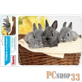 Коврики Коврик для мыши Buro BU-M40092 рисунок/кролики 291852