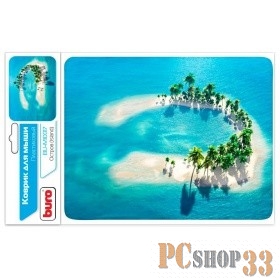 Коврики Коврик для мыши Buro BU-M10017 рисунок/остров 291842