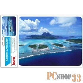 Коврики Коврик для мыши Buro BU-M10025 рисунок/Бора-Бора 291837