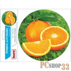 Коврики Коврик для мыши Buro BU-T60039 рисунок/апельсин 350569