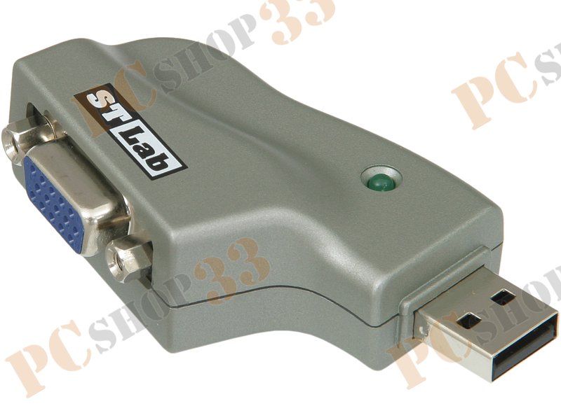 Переходник USB2.0->2xCOM (9M) STLab U-360